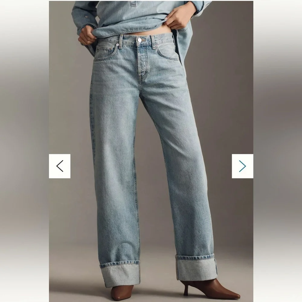 Ética Stanton High-Rise Relaxed Cuff Jeans